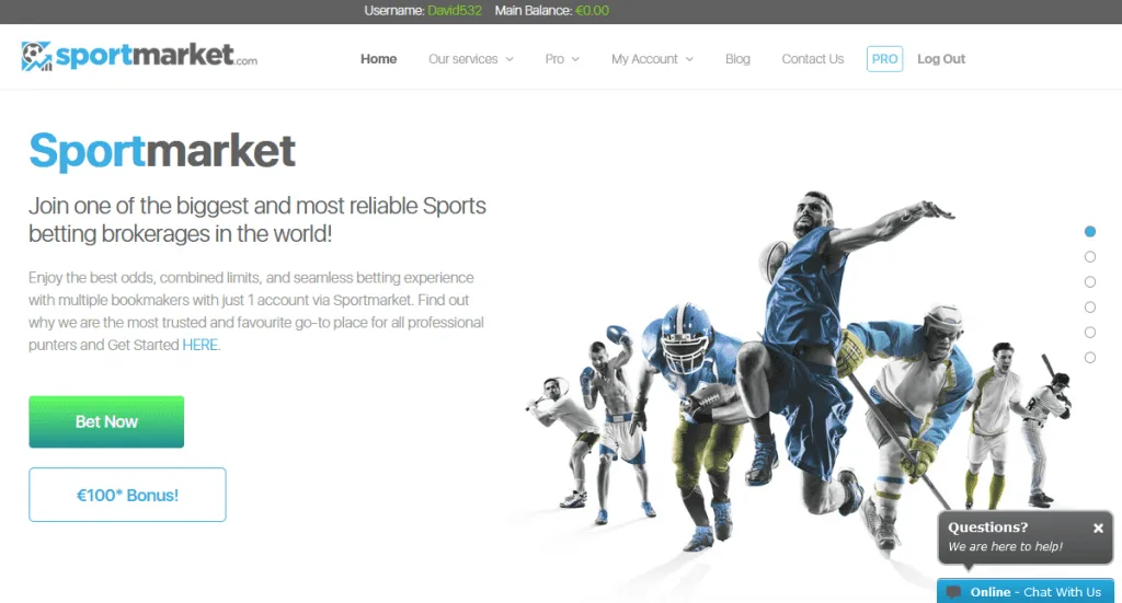 Sportmarket dashboard