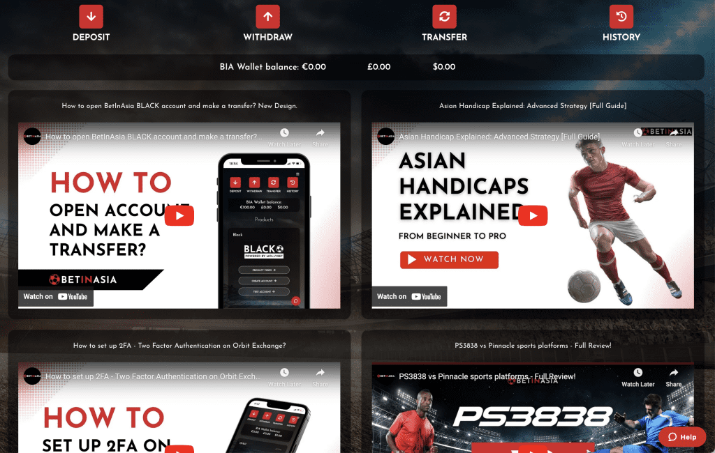 Registro BetInAsia